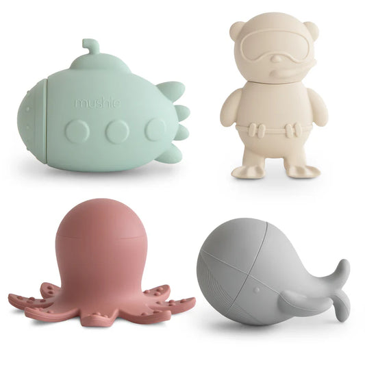 Set de 4 jeux de bain #Sealife