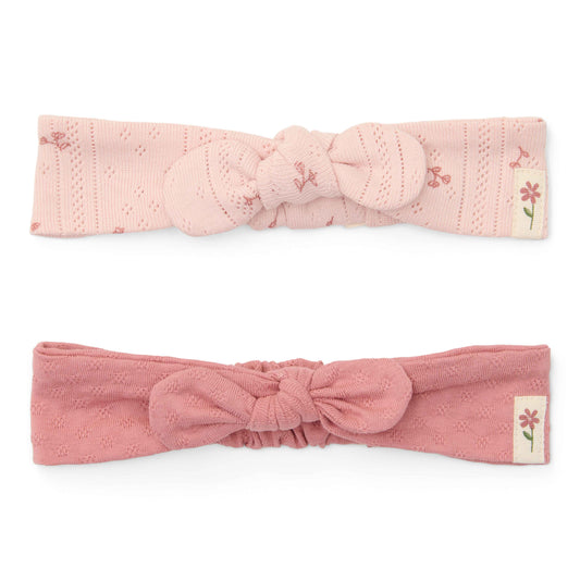 Set de 2 bandeaux - Fairy Pink/Pink Blush - Little Dutch