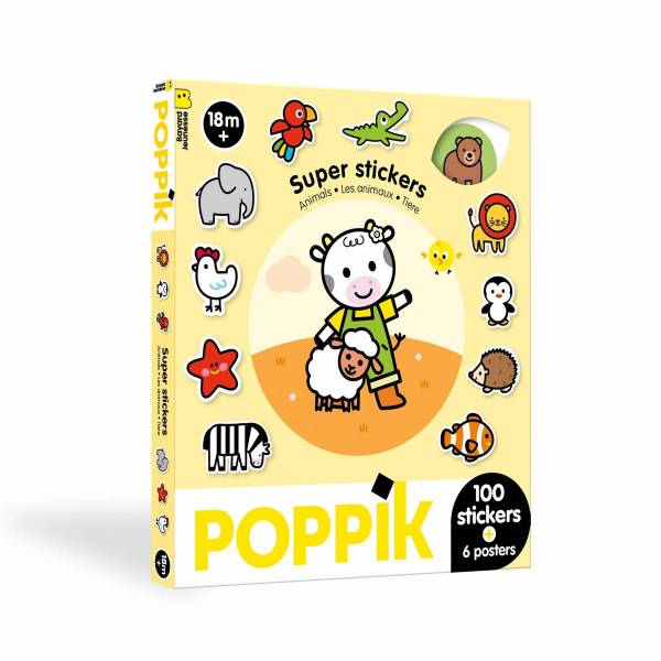 Sticker Box Animals  - Poppik