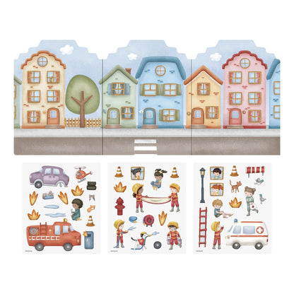 Stickers story - Jim's Fire Station - Little dutch