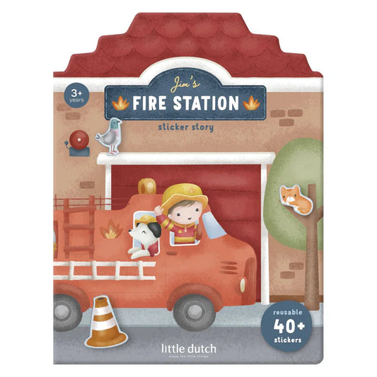 Stickers story - Jim's Fire Station - Little dutch