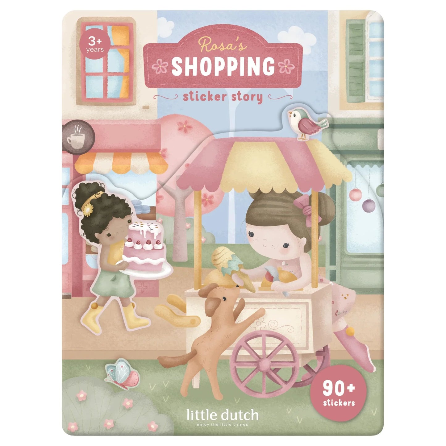 Stickers story - Rosa's Shopping - Little dutch
