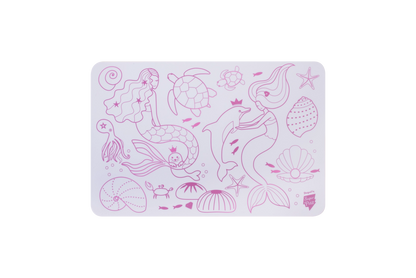 Coloriage nomade : Mini Playmat SIRENE - 4 feutres inclus - Super Petit