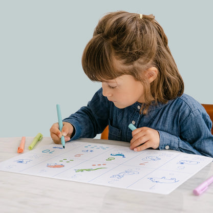 Set en silicone pédagogique Les Chiffres 3 feutres inclus - Super Petit
