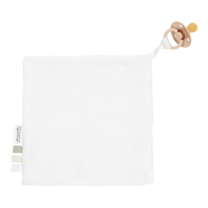 Doudou mousseline attache tétine #Little Farm