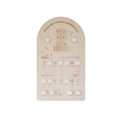 Tableau "Mes petites routines" - Zakuw