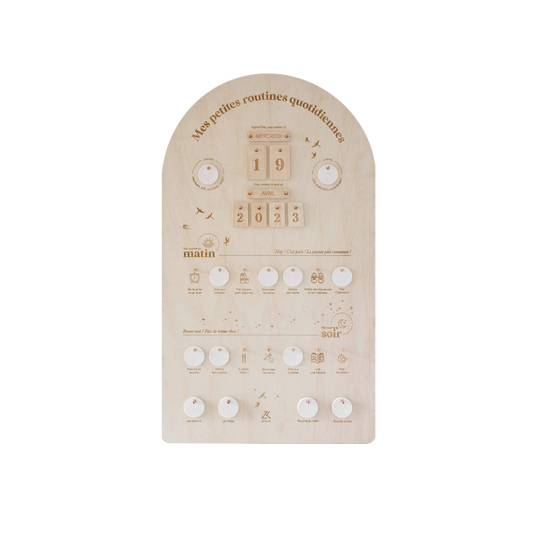 Tableau "Mes petites routines" - Zakuw