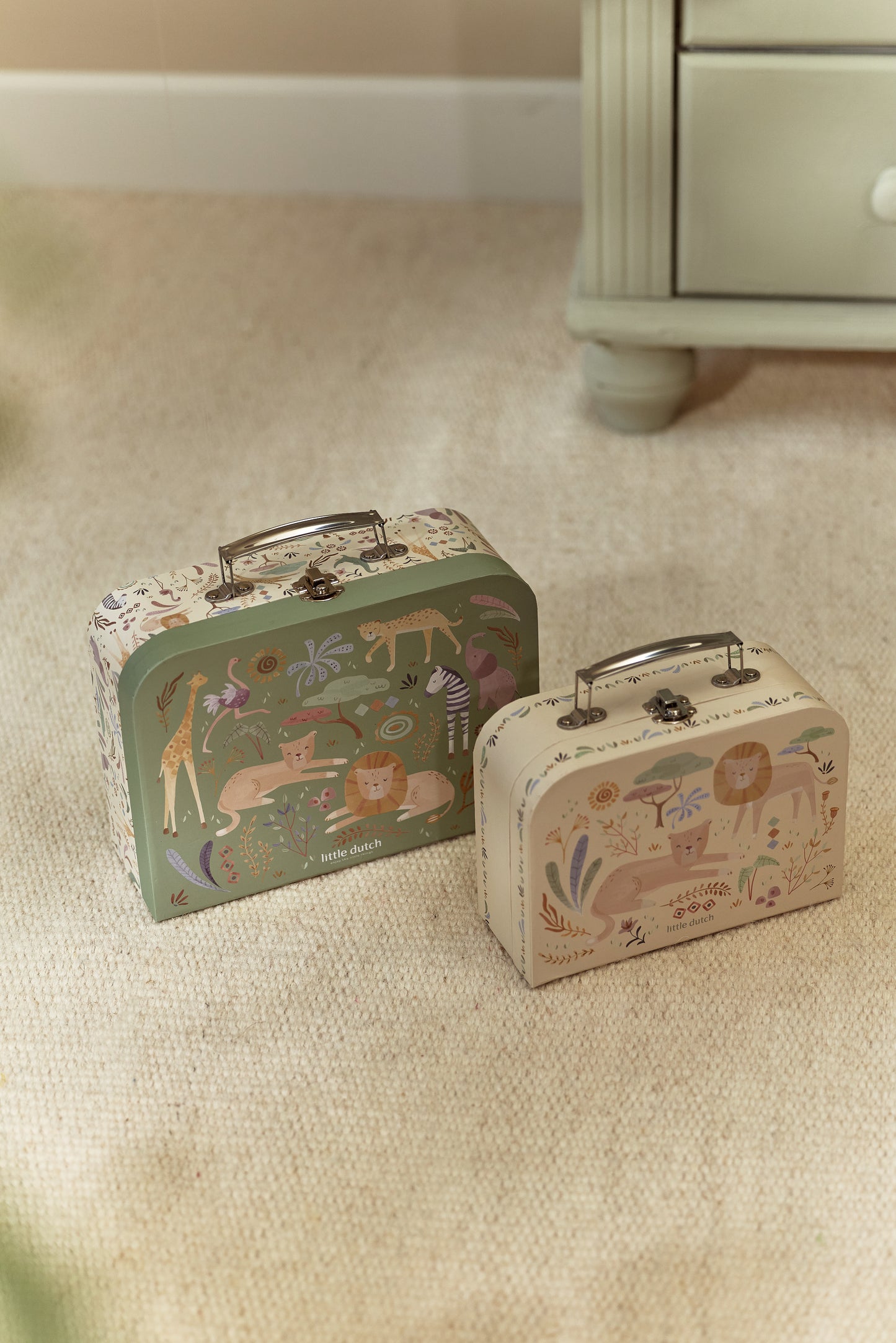 Set de 2 valisettes - Safari Friends - Little Dutch