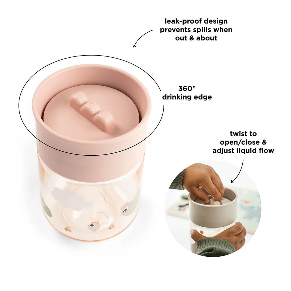 Tasse d'apprentissage 360° - Petite Ferme- Poudre -  Done by deer