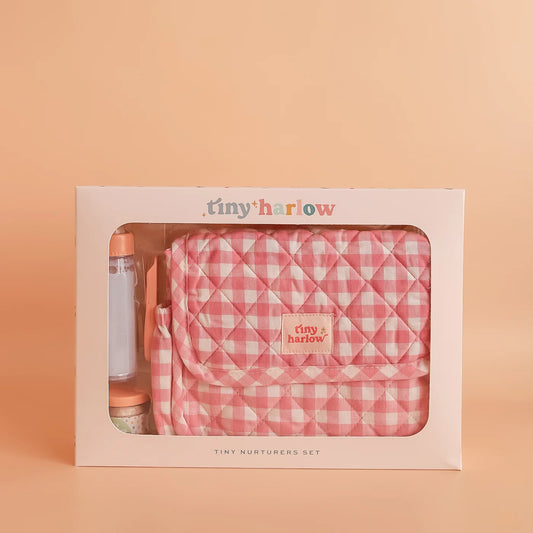 Tiny Harlow - Sac à langer Vichy Rose