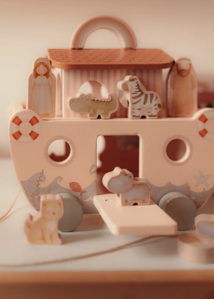 Arche de Noé - Animaux - En bois - Mrs Ertha