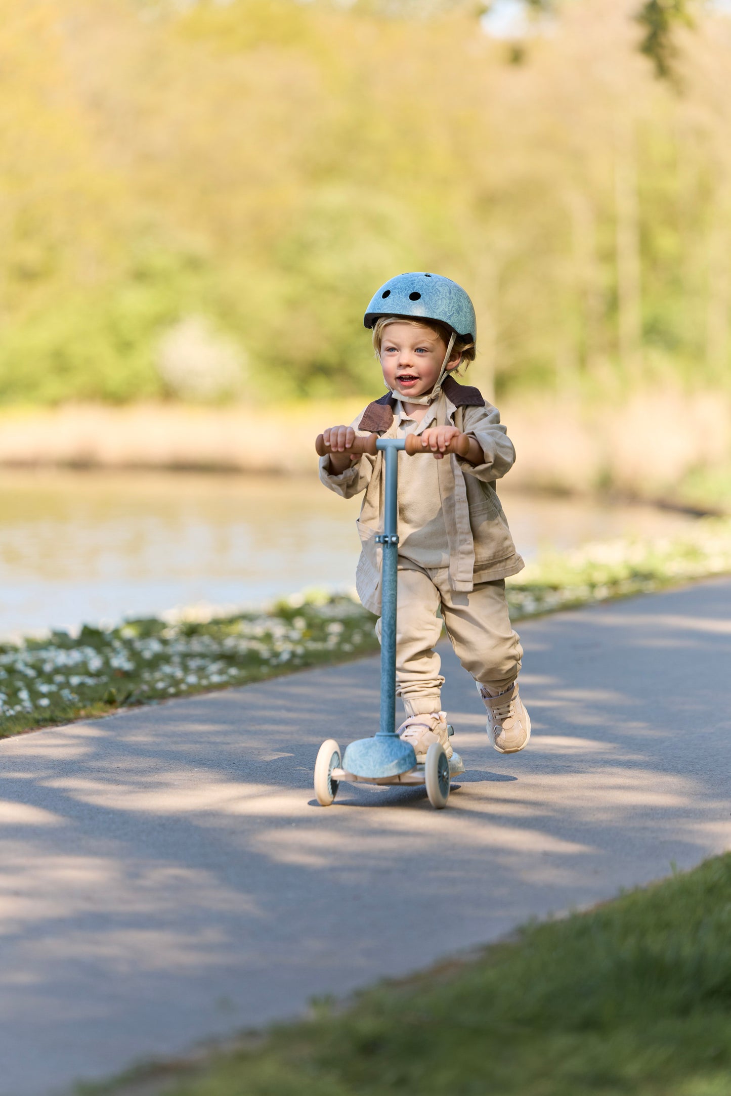 Trottinette 3 Roues Safari Dreams Bleu - Little Dutch