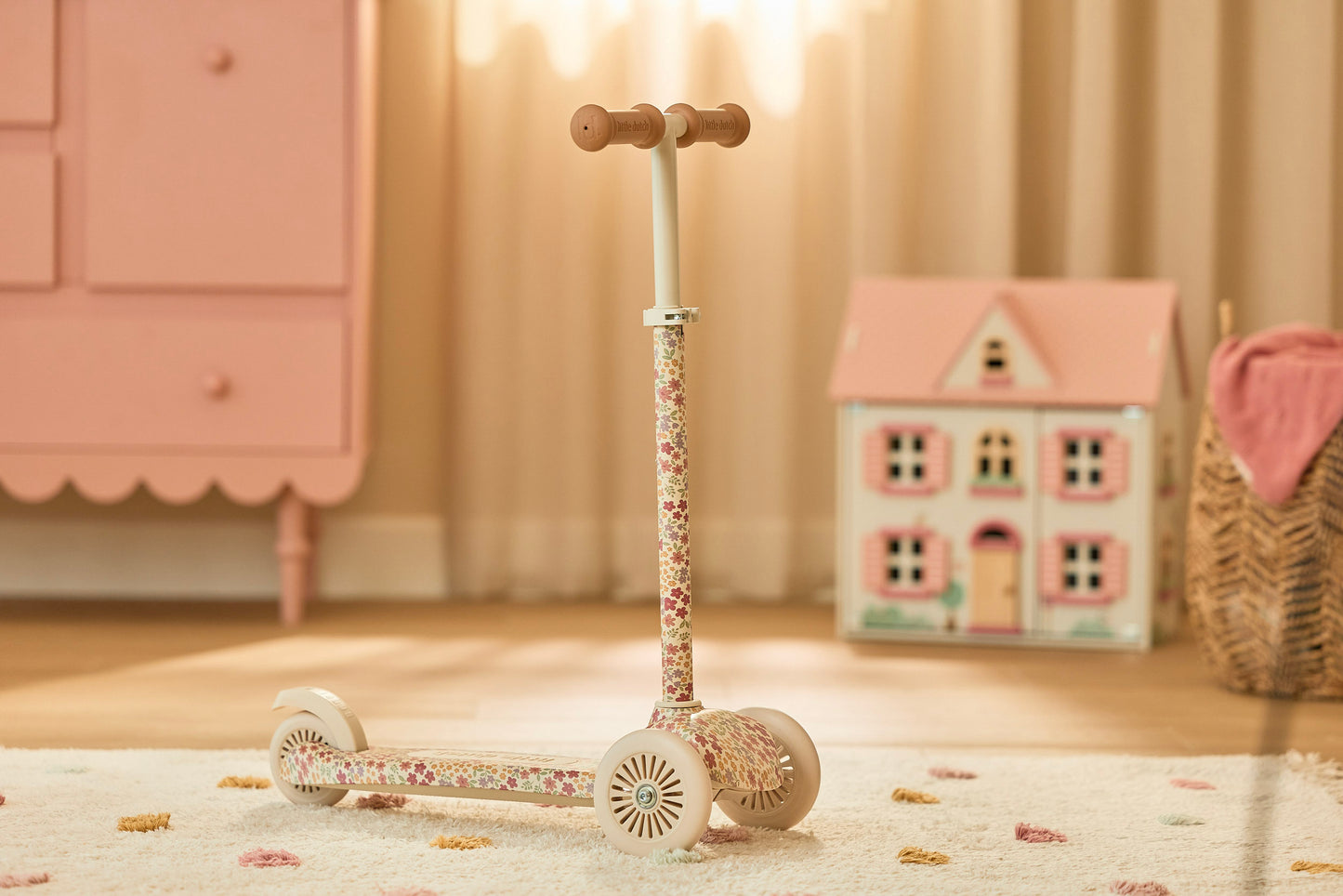 Trottinette 3 Roues Sunny Flower - Little Dutch
