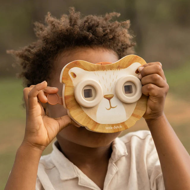 Visionneuse Lion en Bois – Little Dutch Safari Friends