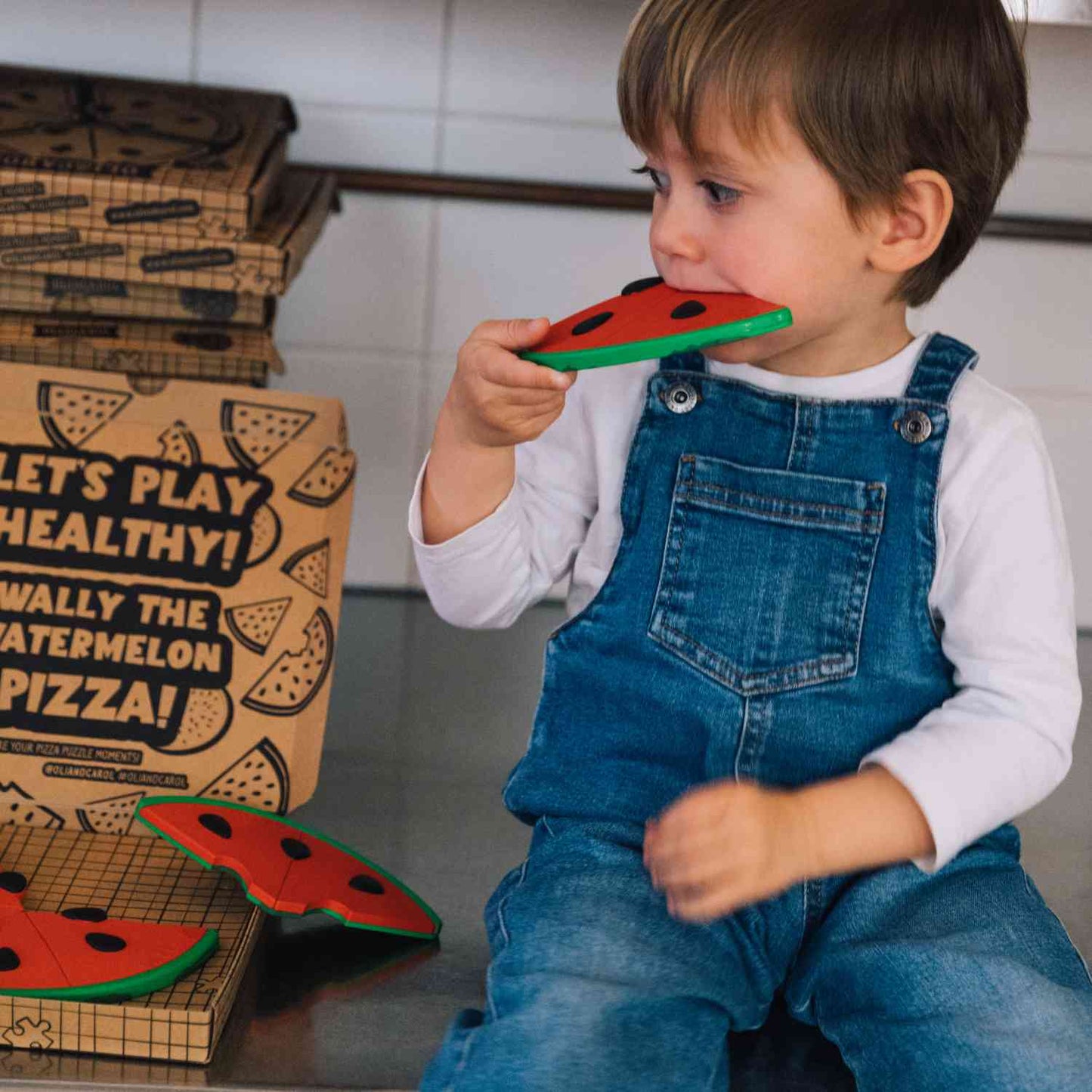 Wally le Melon Pizza Puzzle - Oli and Carol