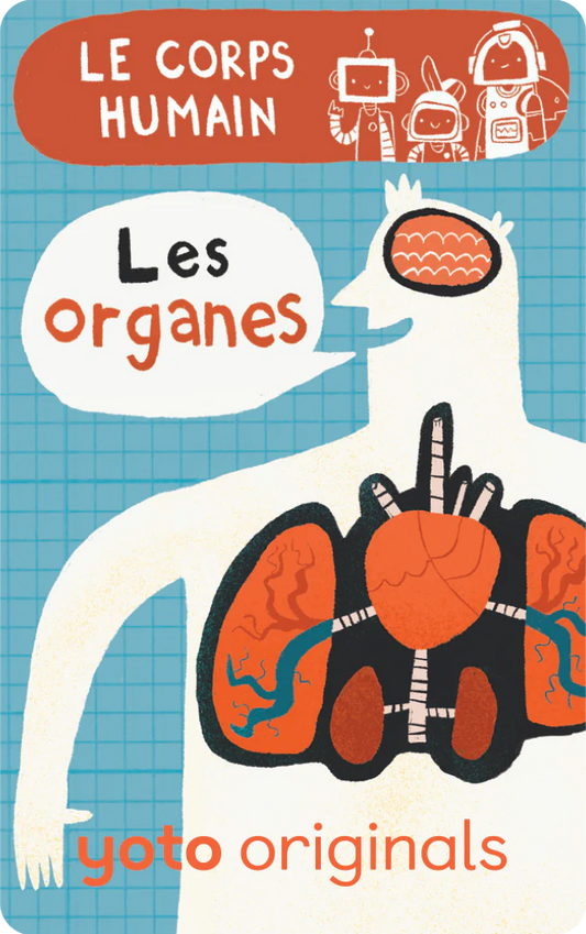 Carte Yoto #Explorobots : Le corps humain