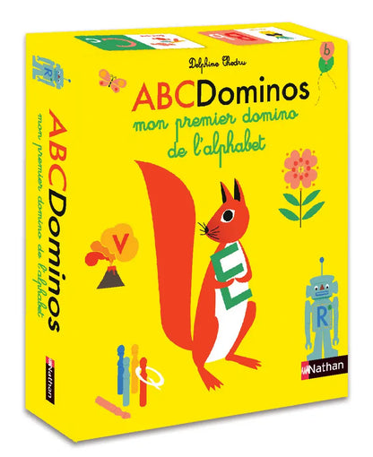 ABC Dominos - Mon premier domino de l'alphabet - Dès 4 ans - Jeu Nathan
