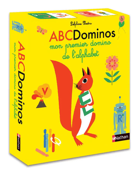 ABC Dominos - Mon premier domino de l'alphabet - Dès 4 ans - Jeu Nathan