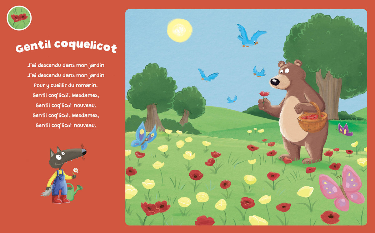 P'tit loup - Mes plus belles comptines - Auzou