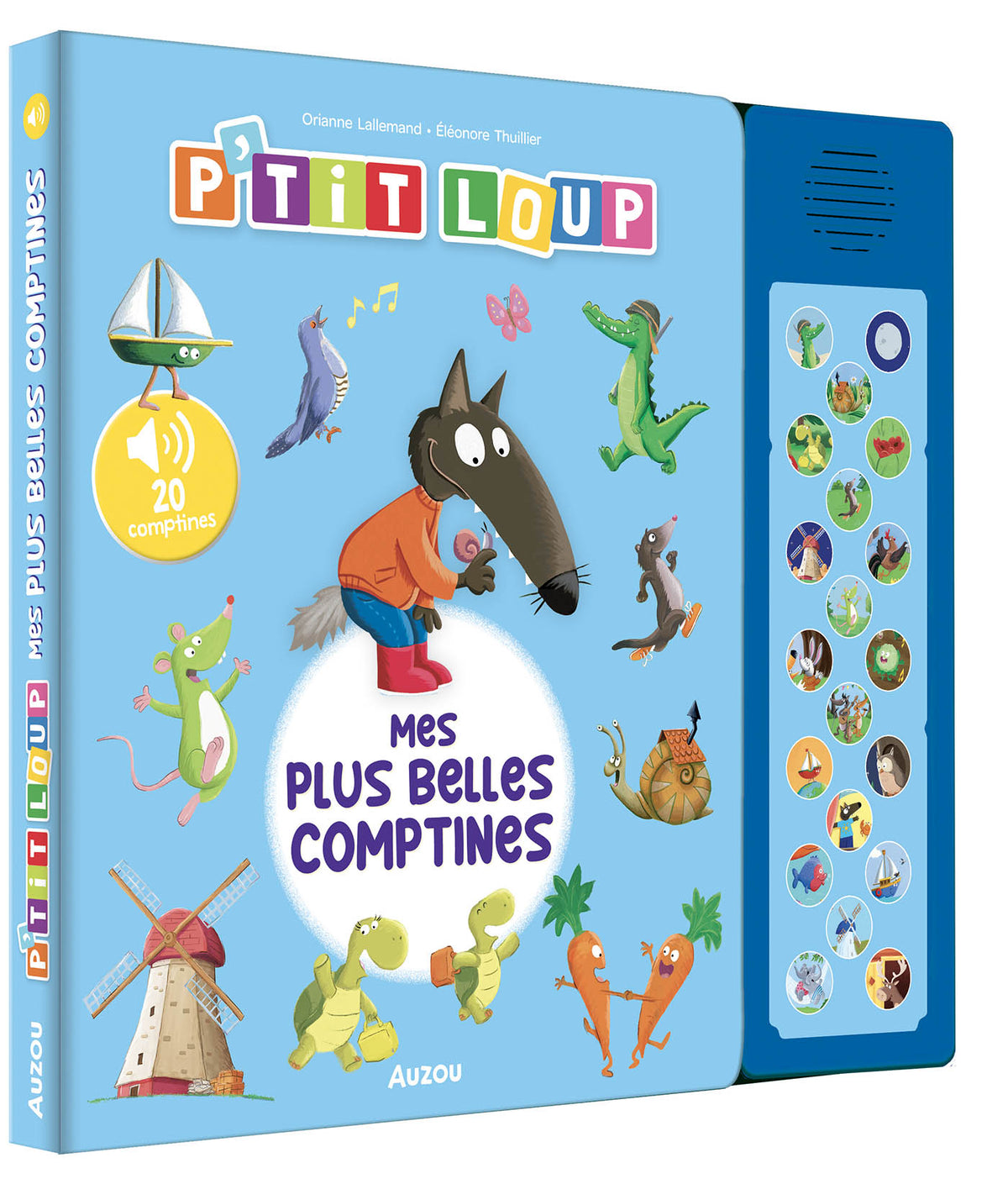 P'tit loup - Mes plus belles comptines - Auzou