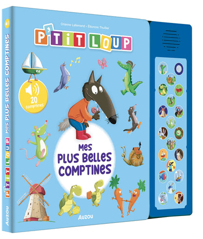 P'tit loup - Mes plus belles comptines - Auzou