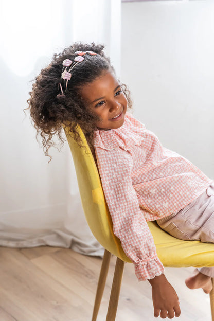 Barrettes popcorn (paire)| Luciole et Petit Pois