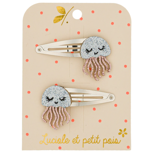 Barrettes Jelly la méduse (paire)| Luciole et Petit Pois