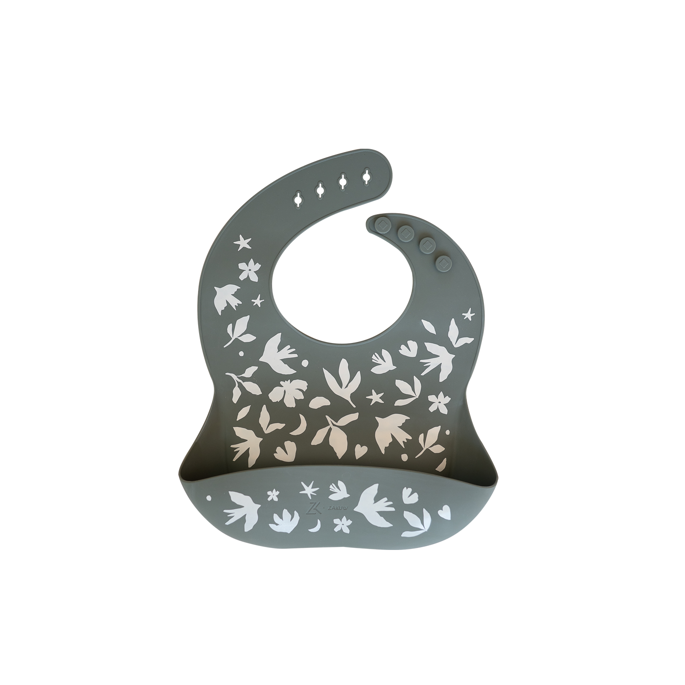 Bavoir en silicone #birdy - Zakuw