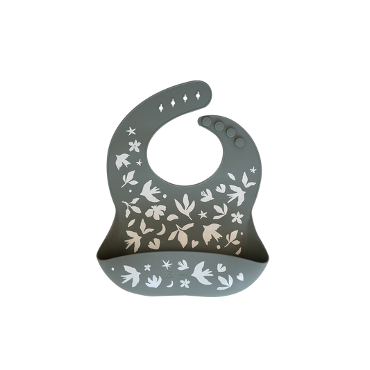 Bavoir en silicone #birdy - Zakuw