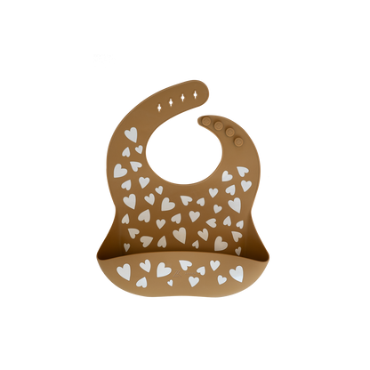 Bavoir en silicone #Love Camel