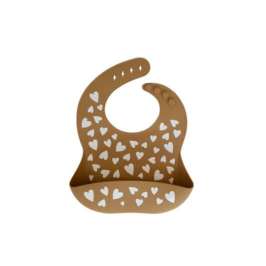 Bavoir en silicone #Love Camel