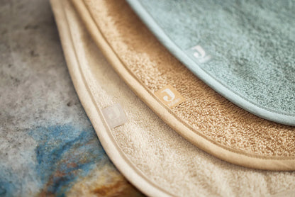 Bavoir Éponge Sea Green/Nougat/Biscuit - Jollein