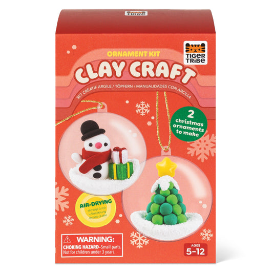 Kit créatif boules de Noël Bonhomme de neige et Sapin – Tiger Tribe