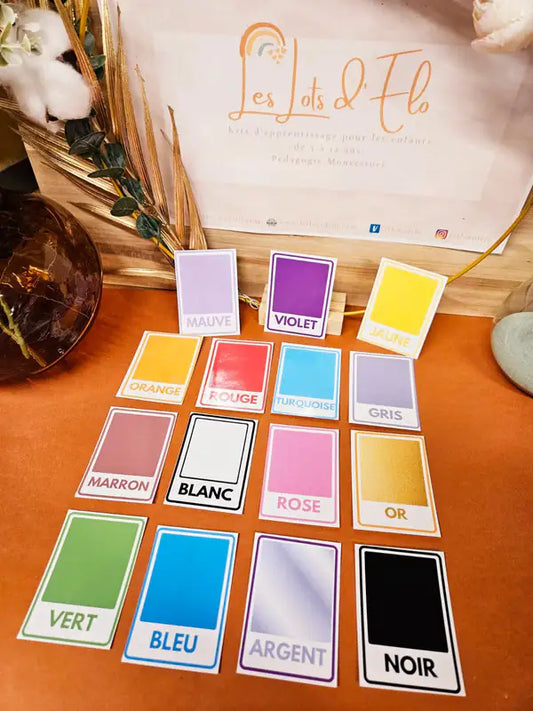 Cartes Les Couleurs -  Les lots d'Elo