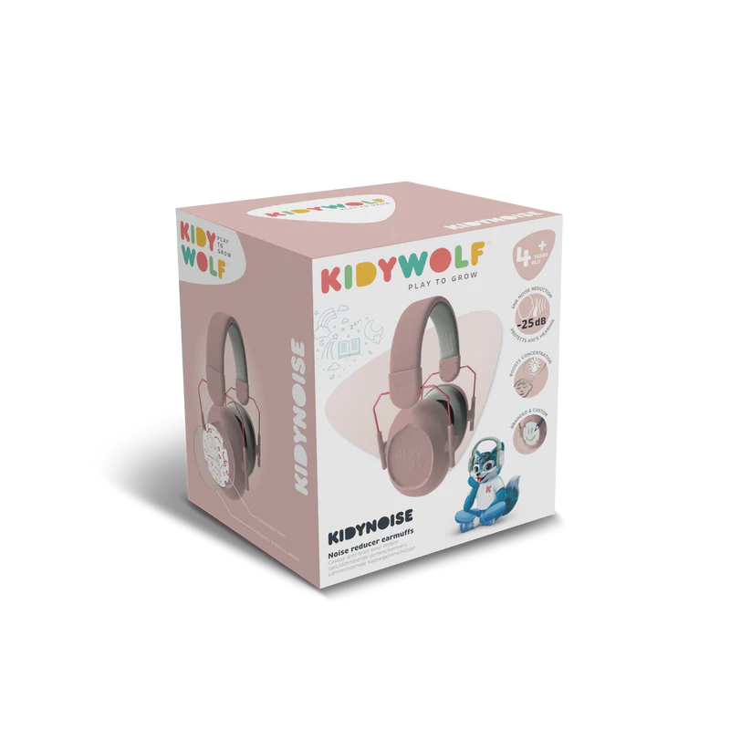 Kidynoise Casque anti bruits - rose - Kidywolf