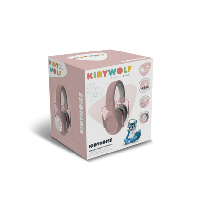 Kidynoise Casque anti bruits - rose - Kidywolf