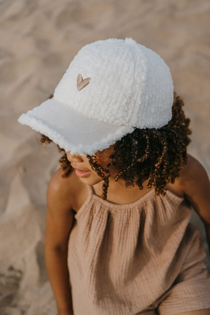 Casquette enfant love #blanc - Zakuw