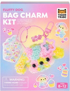 Kit bijou de sac Fluffy Dog à créer – Tiger Tribe
