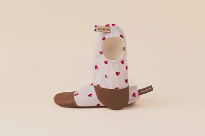 Chaussons - Les Coeurs bicolores - Les Pas Petits