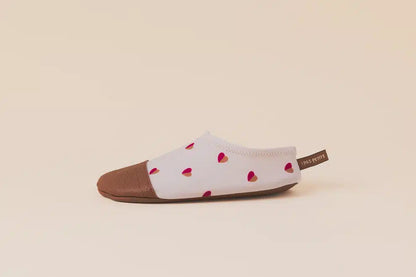 Chaussons - Les Coeurs bicolores - Les Pas Petits
