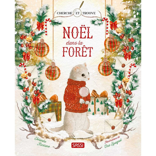 Cherche et trouve : Noël dans la forêt – Sassi