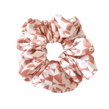 Chouchou en coton motif Blossom Rose – Zakuw