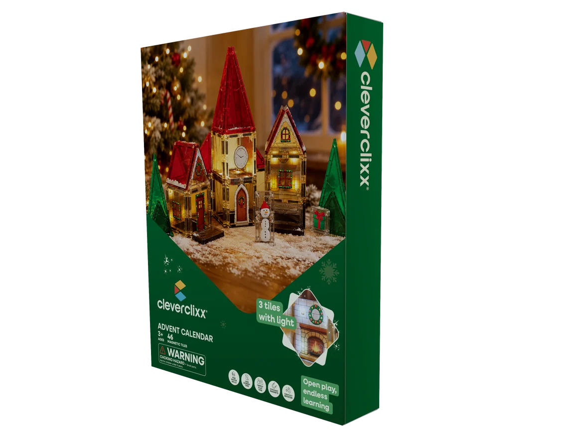 Calendrier de l’Avent Christmas Village 46 pièces – Cleverclixx