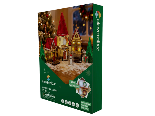 Calendrier de l’Avent Christmas Village 46 pièces – Cleverclixx