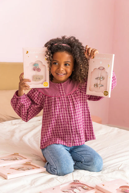 Coffret Broche Cerise & Cookie- Luciole et petit pois