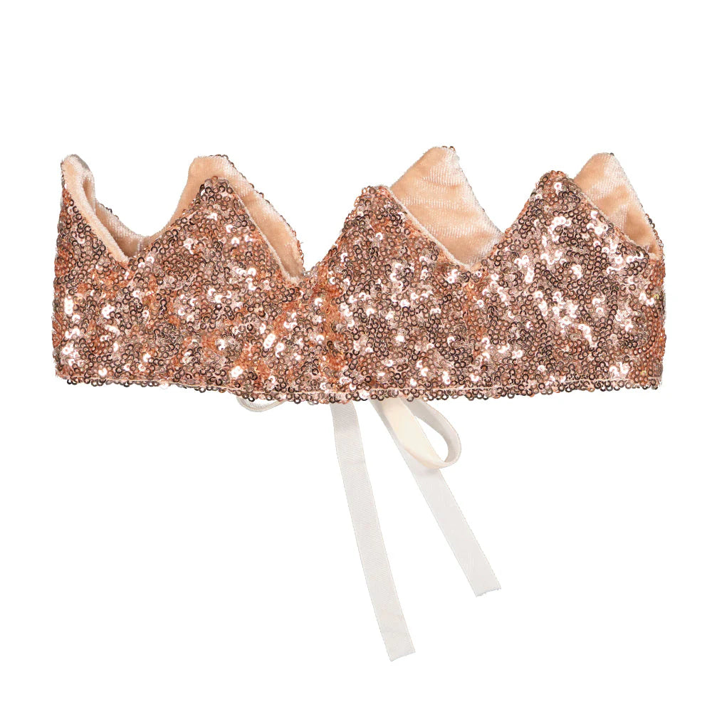 Couronne - sequins roses  | Luciole et Petit Pois