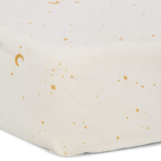 Drap-housse lit bébé - Moon & Stars - 60 x 120 cm - Little Dutch