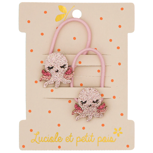 Élastiques mini - Otty la pieuvre (paire) | Luciole et Petit Pois
