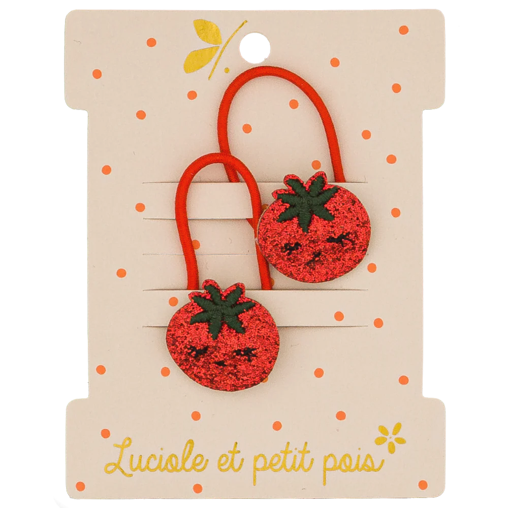 Élastiques - Tomi la tomate (paire)  | Luciole et Petit Pois