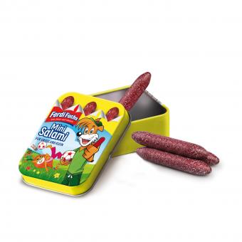 Mini-salamis Ferdi Fuchs en bois dans une boîte – Erzi